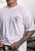 White & Camo Tee